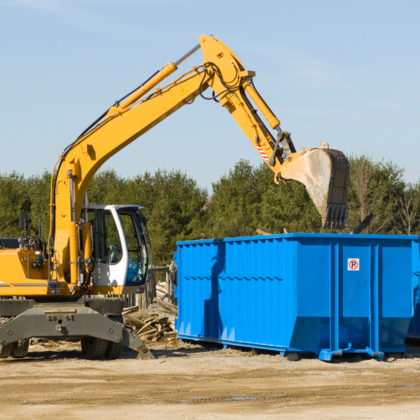 can i rent a residential dumpster for a construction project in Wetmore